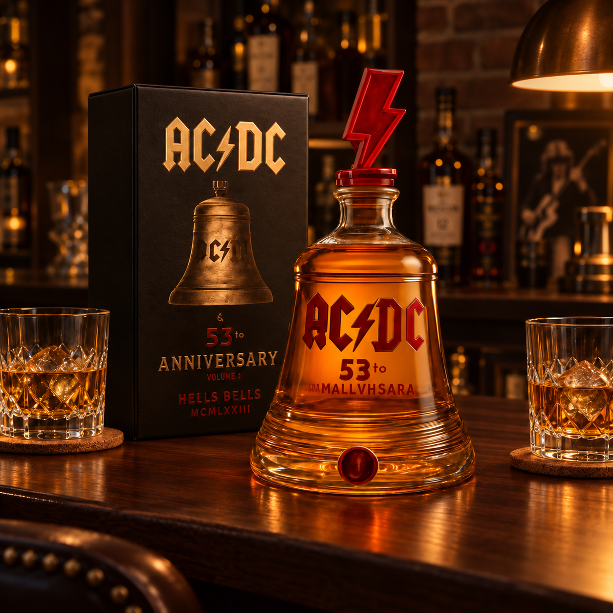 Karafka do whisky - Edycja AC/DC Hells Bells