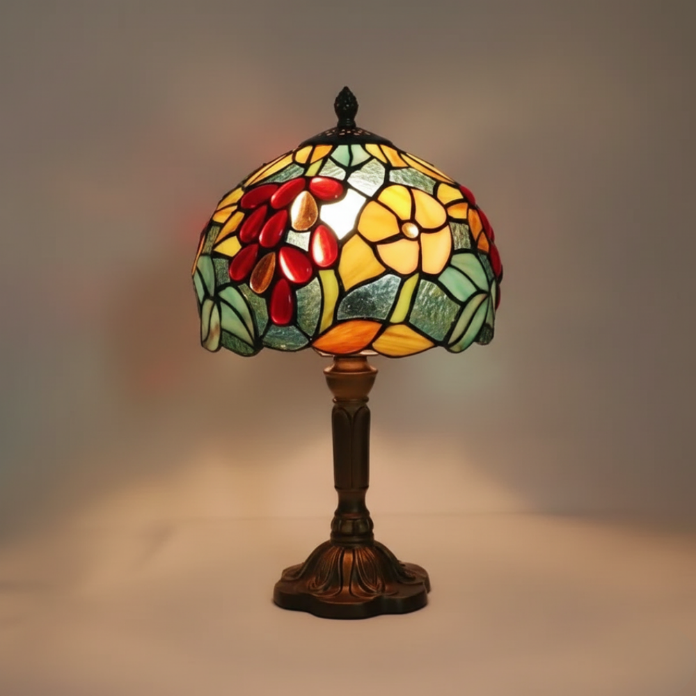 Lampa stołowa witrażowa - Arizona