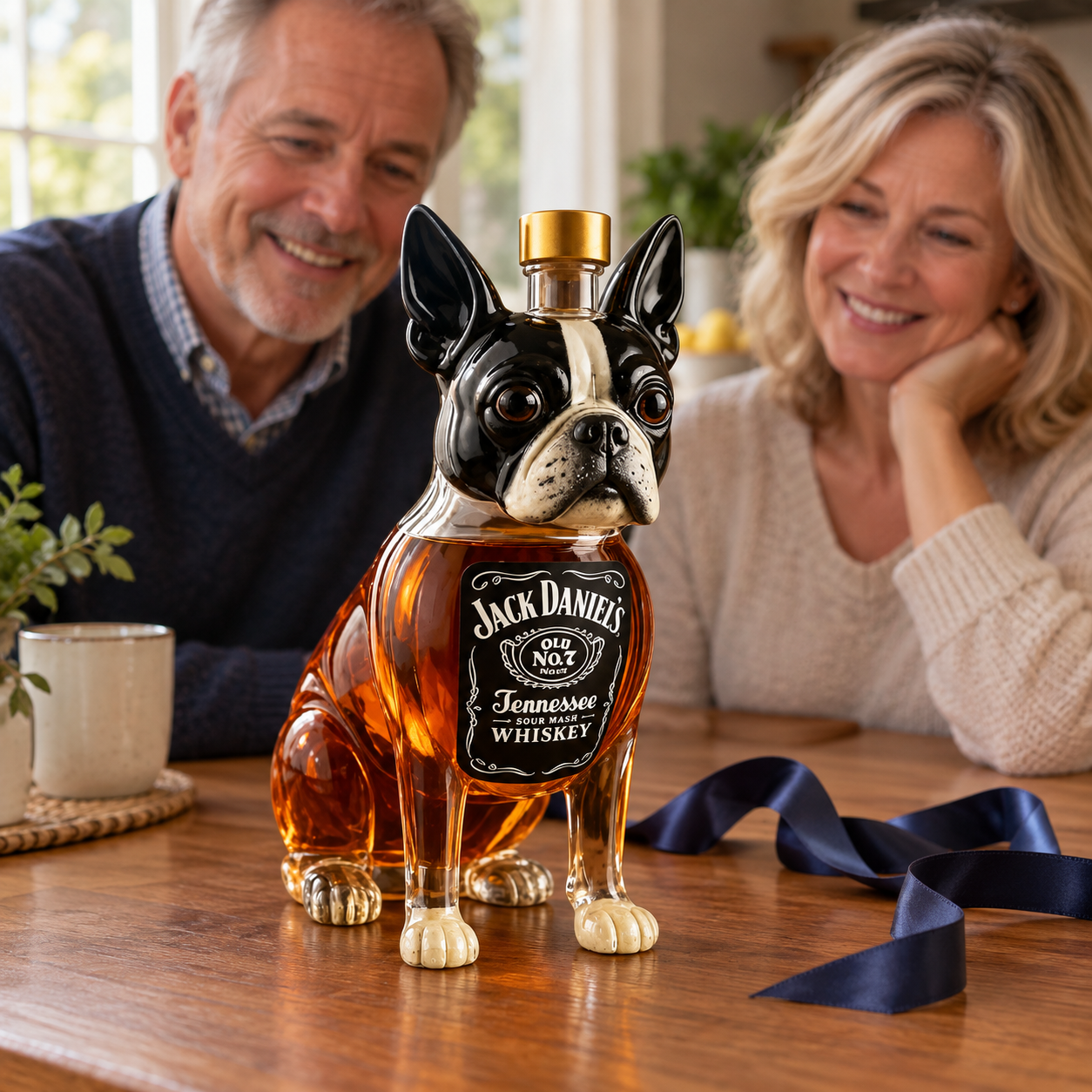 Karafka do whisky - Edycja Boston Terriera