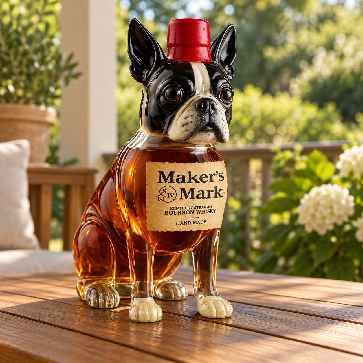Karafka do whisky - Edycja Boston Terriera