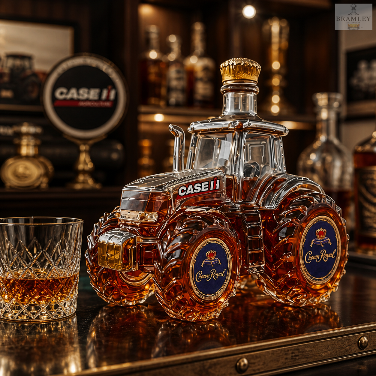 Karafka do whisky - Edycja Traktora Case IH