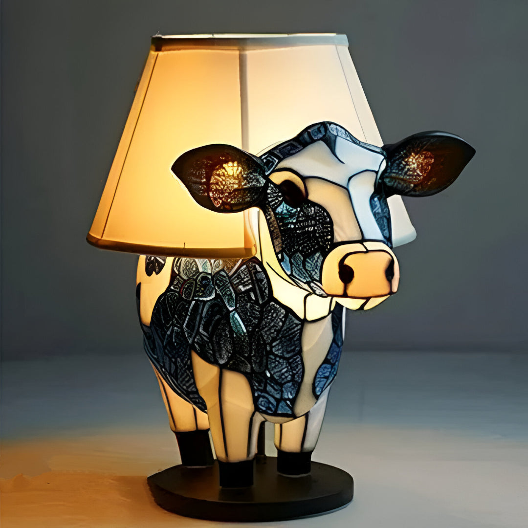 Czarująca krowa Holstein