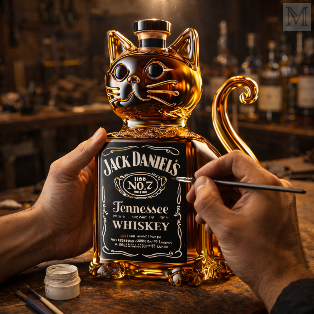 Karafka do Whisky - Edycja Kocia