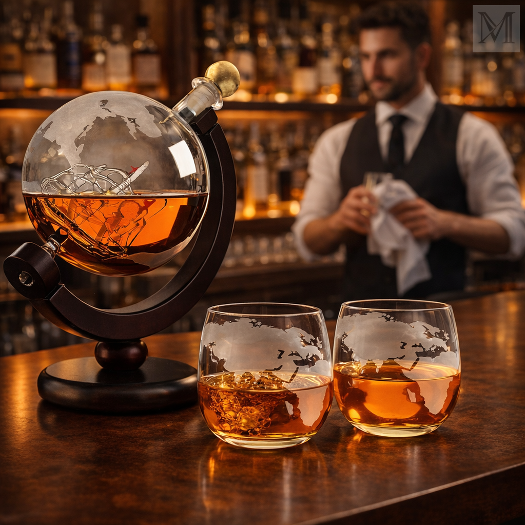 Karafka do Whisky - Edycja Mapa Świata