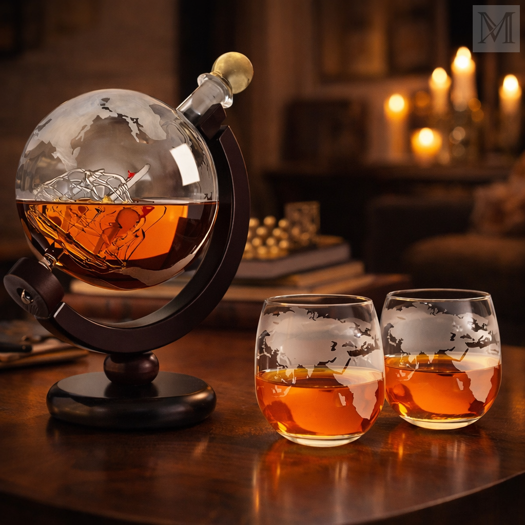 Karafka do Whisky - Edycja Mapa Świata