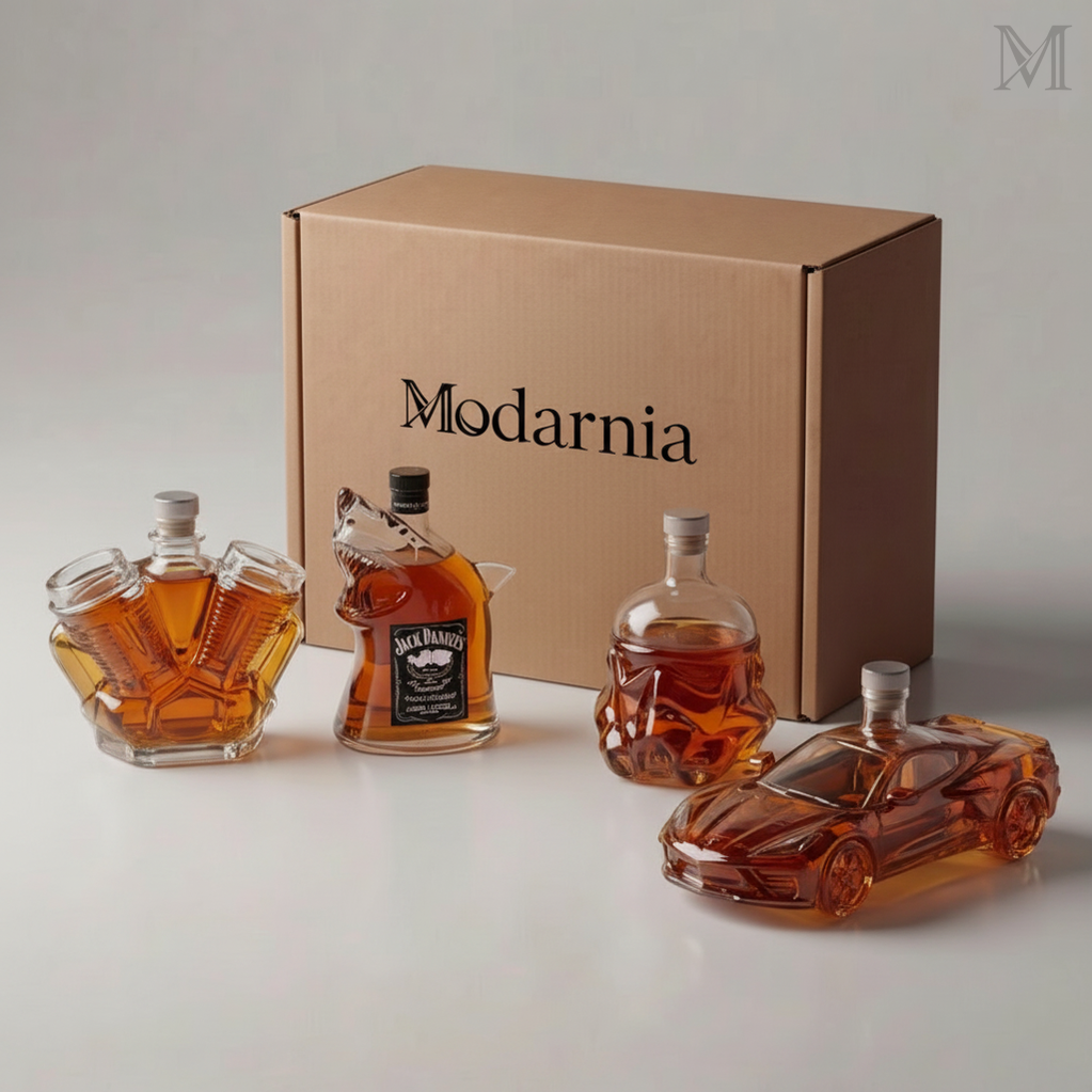 Karafka do Whisky - Zestaw z karafką i szklankami