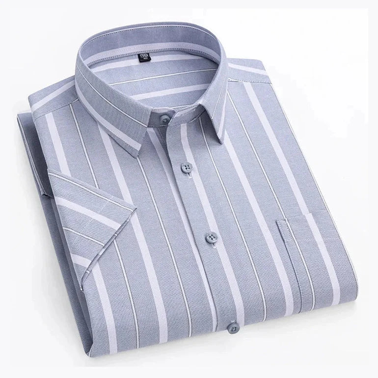 Kasper™ | Krótki rękaw Katoonskjorte