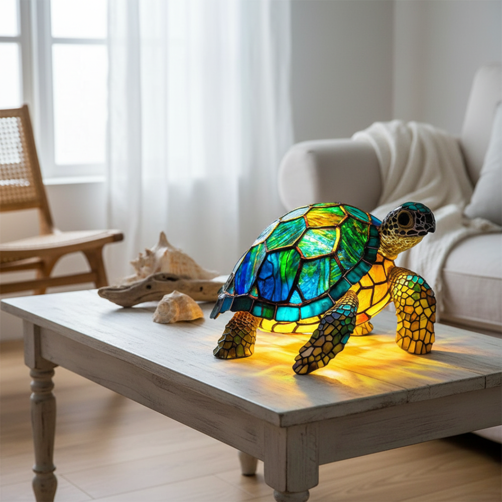 Lampa „Molokai” z motywem żółwia