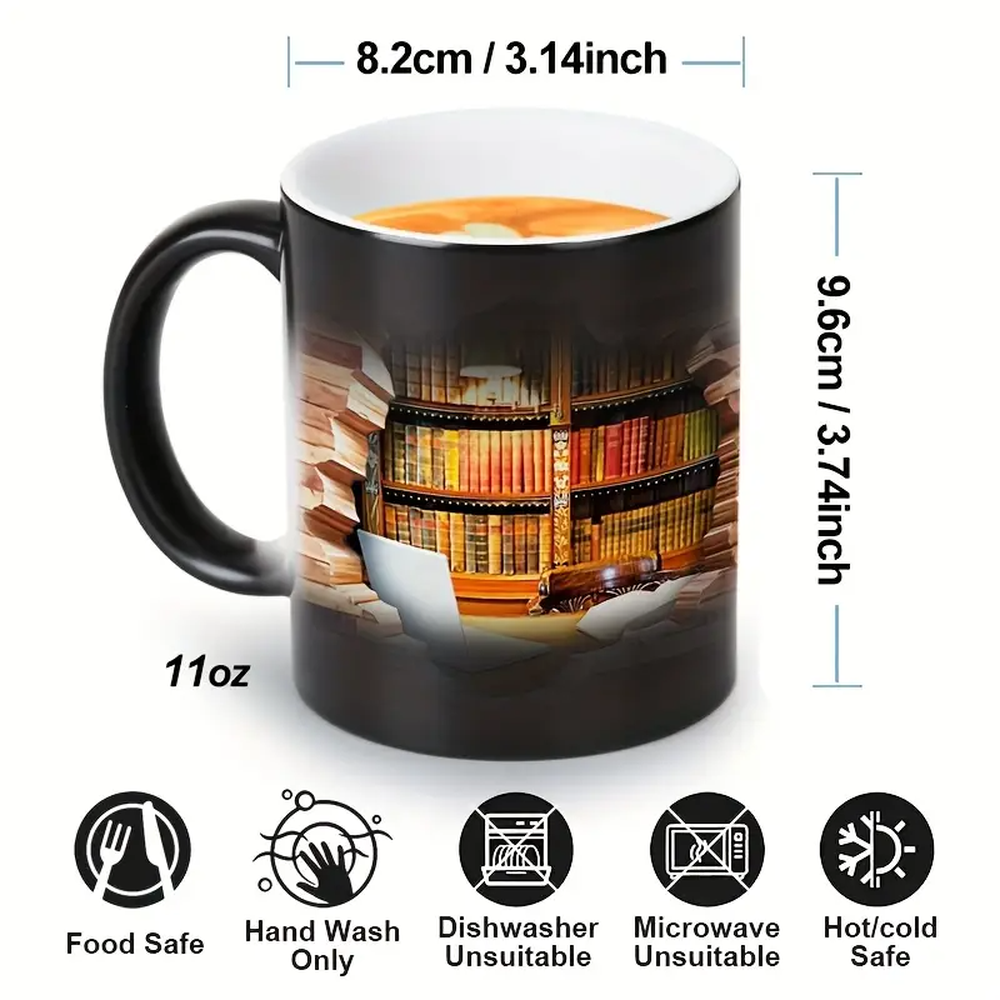 Kubek zmieniający kolor - Edycja Ukryta Biblioteka