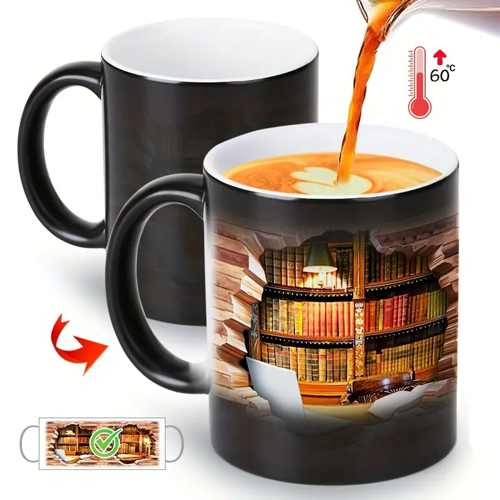 Kubek zmieniający kolor - Edycja Ukryta Biblioteka