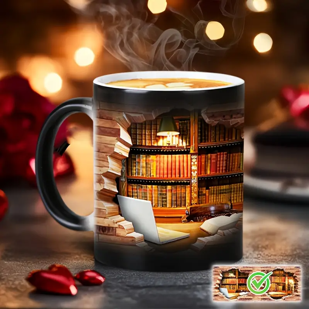 Kubek zmieniający kolor - Edycja Ukryta Biblioteka