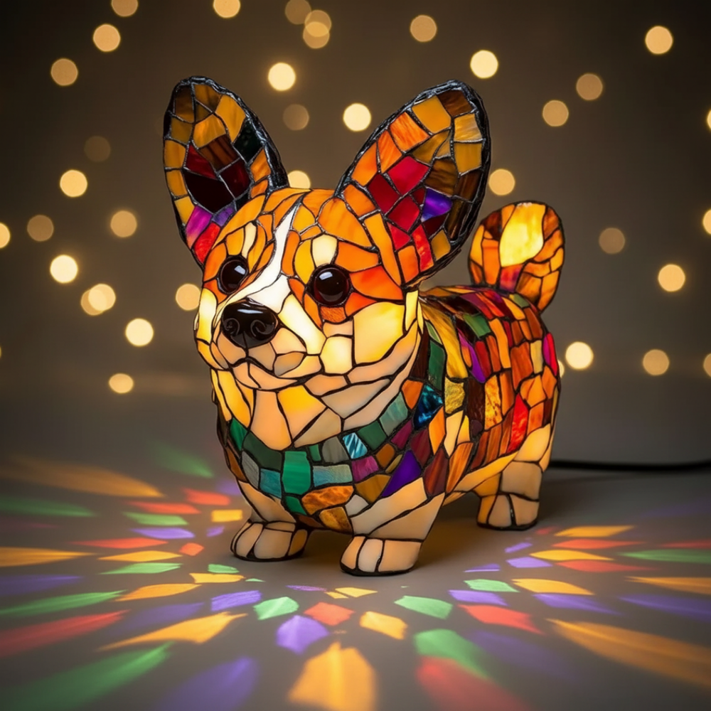 Olśniewający corgi