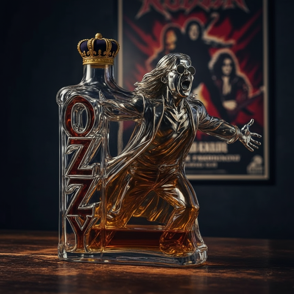 Karafka do whisky - Edycja Ozzy Osbourne: Krzyk