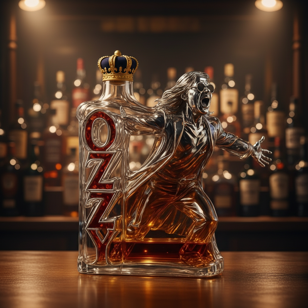 Karafka do whisky - Edycja Ozzy Osbourne: Krzyk