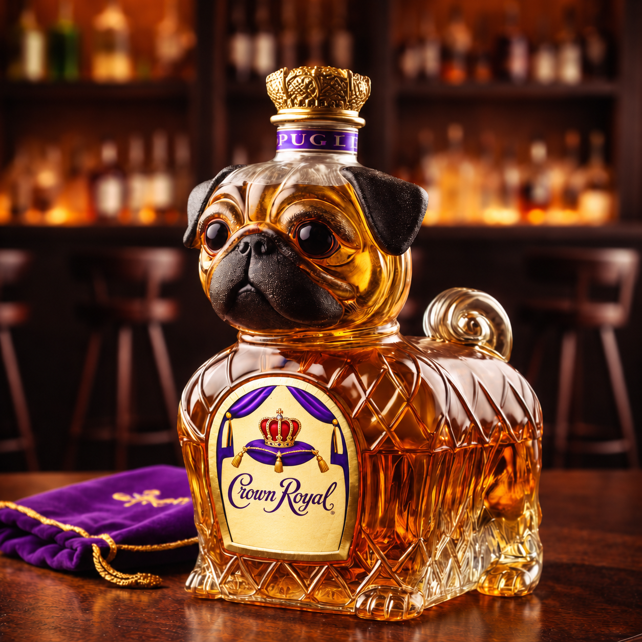 Karafka do whisky - Edycja Mopsa