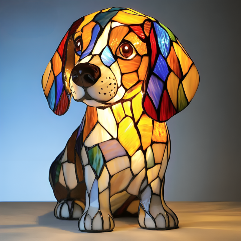 Siedzący beagle
