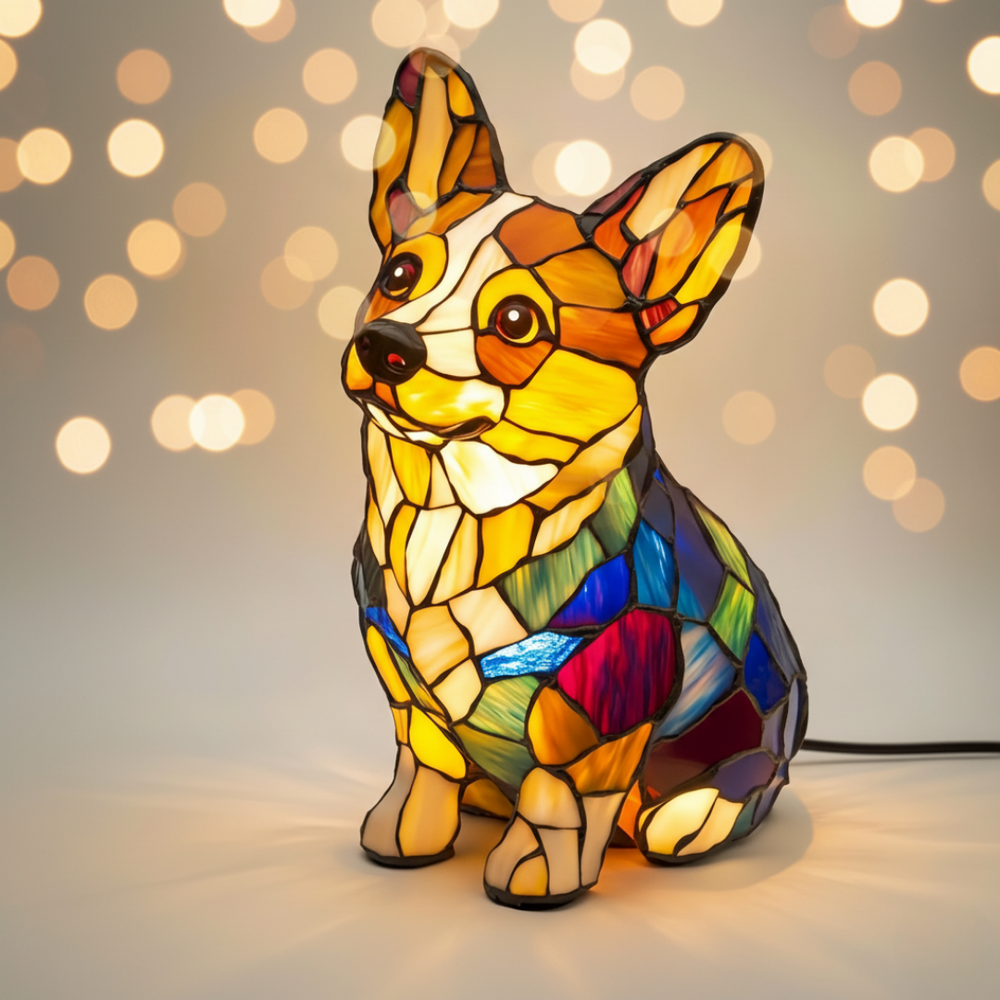 Siedzący corgi