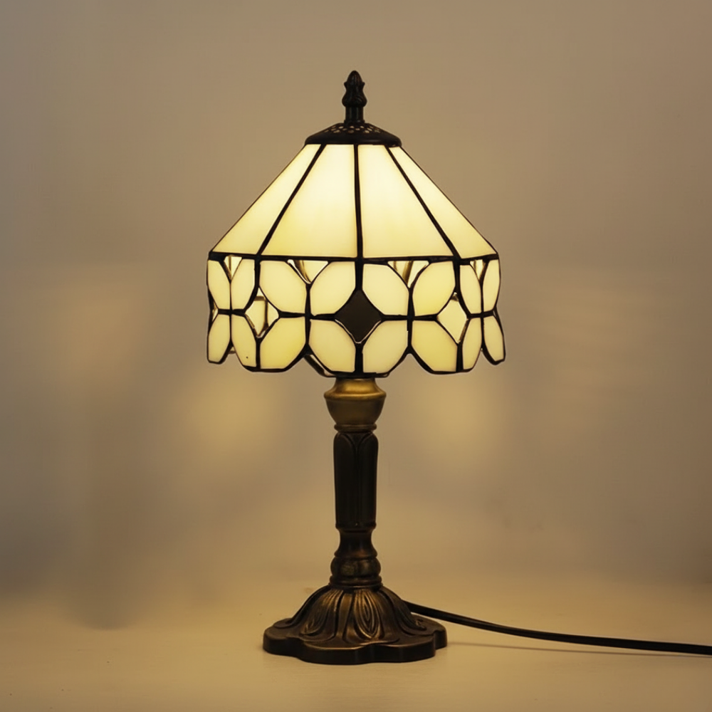 Lampa stołowa witrażowa - Styl Osaka