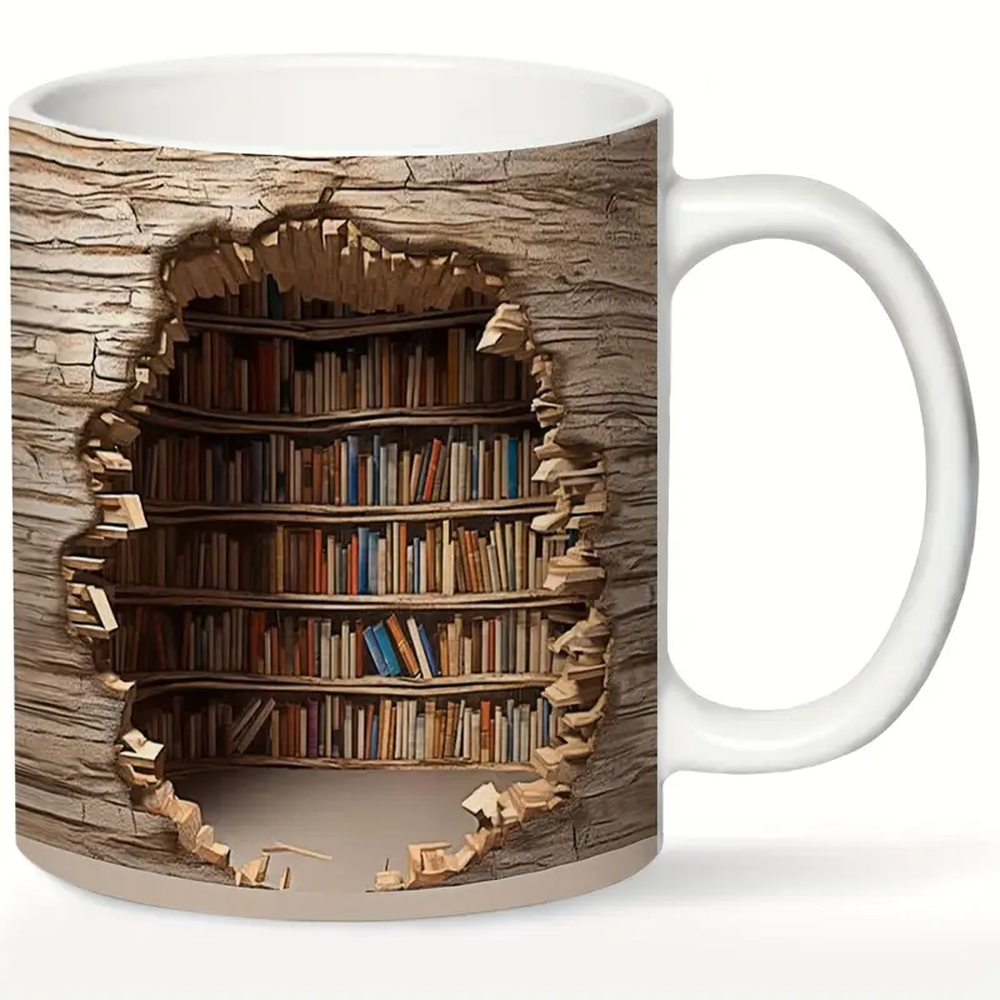 Kubek z biblioteczką 3D - Edycja Sekretna Półka