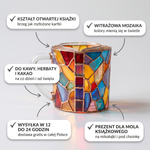 Kubek 3D dla mola książkowego - Edycja Witraż - najważniejsze cechy