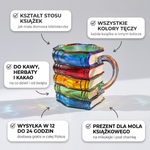 Kubek 3D dla mola książkowego - Edycja Tęcza - najważniejsze cechy